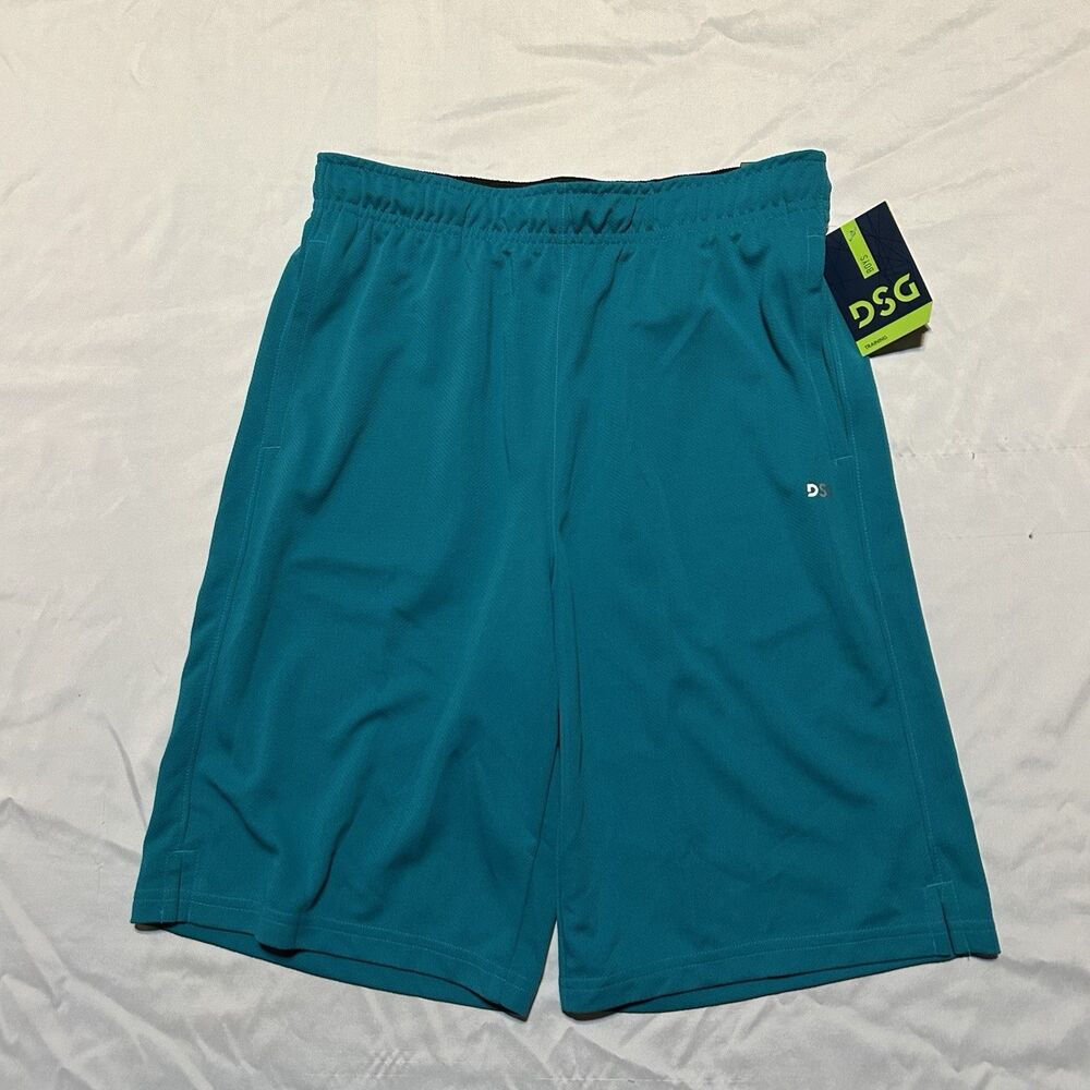 DSG Youth Mesh Training Shorts Boys Size XL (18) Everyday, Teal NWT